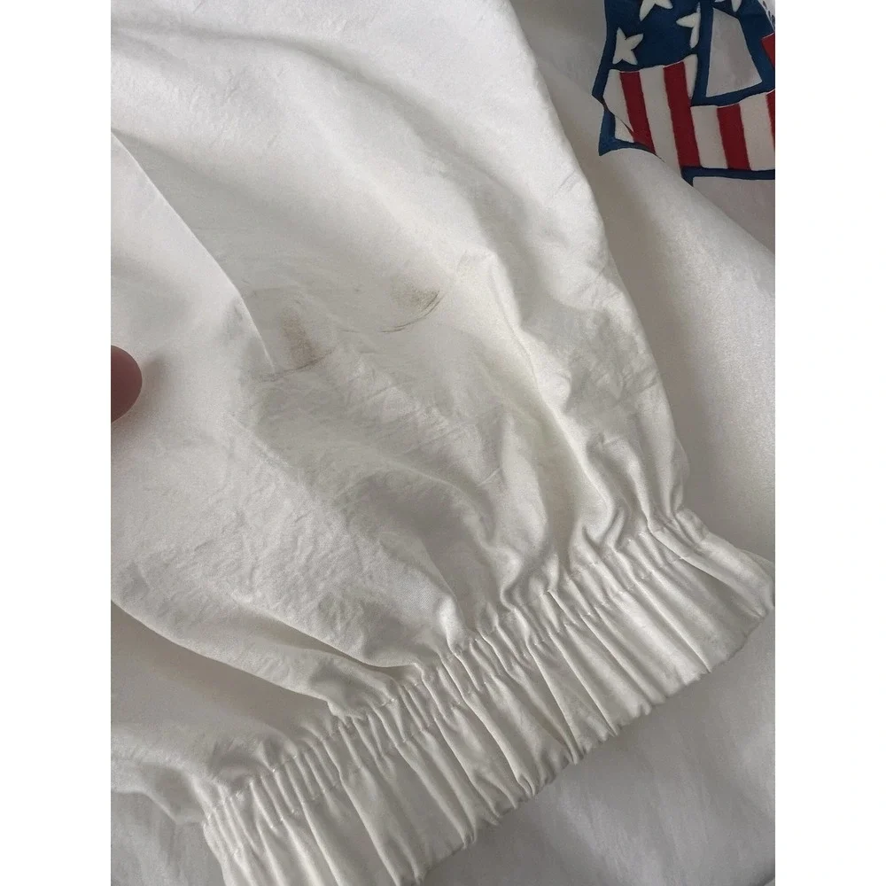 Vintage 90's USA Pullover Mens XL Flag Vinini's Sport Windbreaker Surf STYLE